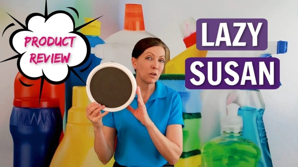 Ask a House Cleaner Lazy Susan Product Review, Savvy Cleaner