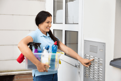 Do You Have to Be An Entrepreneur, House Cleaner Rings Doorbell
