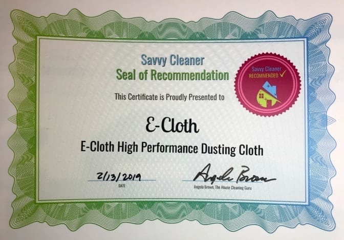 E-Cloth E-Cloth High Performance Dusting Cloth, Savvy Cleaner Recommended