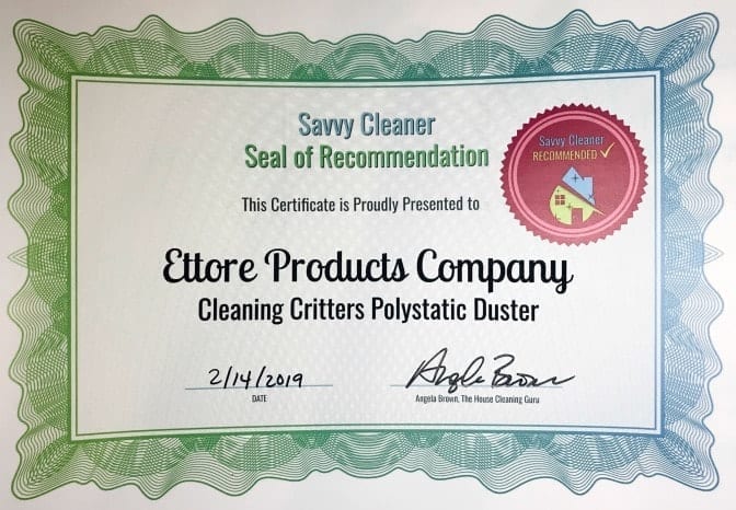 Ettore Products Company Polystatic Duster, Savvy Cleaner Recommended