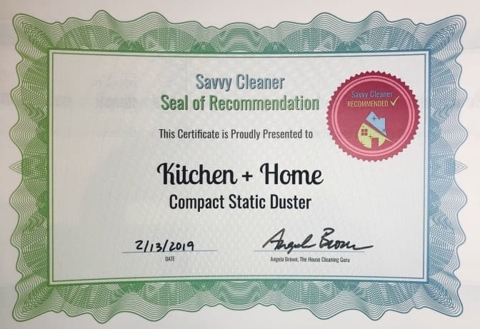 Kitchen + Home Compact Static Duster, Savvy Cleaner Recommended