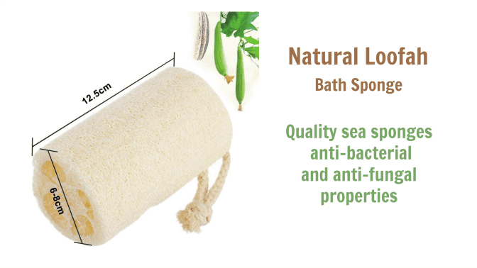 Natural Loofah Bath Sponge, Anti-fungal, Angela Brown's Top 10 Sponges