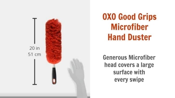OXO Good Grips Microfiber Hand Duster, Large Head, Angela Brown's Top 10 Dusters