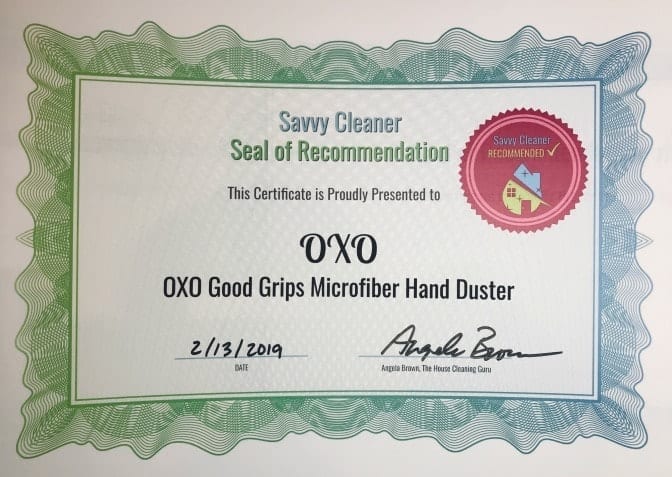 OXO Good Grips Microfiber Hand Duster, Savvy Cleaner Recommended