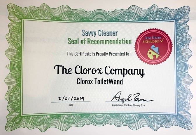 The Clorox Company, Clorox ToiletWand, Savvy Cleaner Recommended