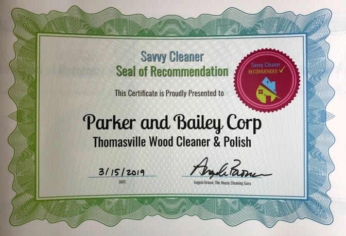 Thomasville Wood Cleaner and Polish, Angela Brown's Top 10 Furniture Polish, Savvy Cleaner Recommended